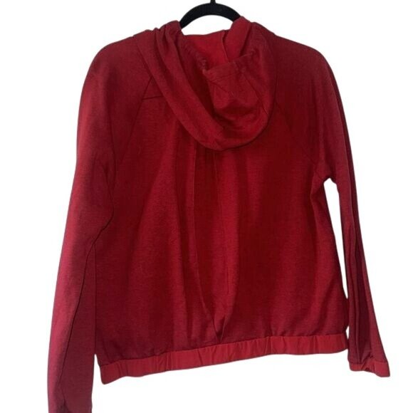 Under Armour Red Hooded Sweatshirt S Loose Fit - Picture 11 of 12